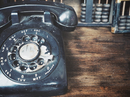 Antique telephoneの写真素材
