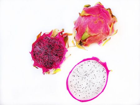 Dragon fruit isolatedの写真素材