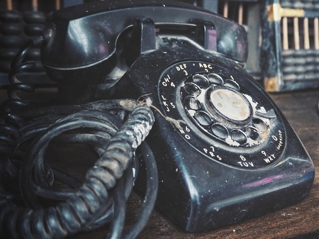 Antique telephoneの写真素材
