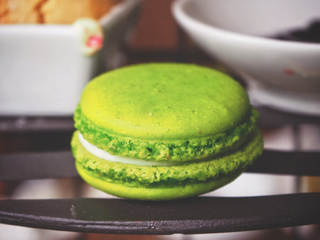green Macaroonの写真素材