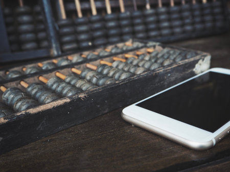 Smart phone with abacus