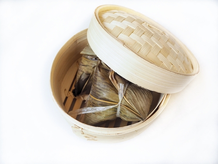 Zongzi chinese food isolatedの写真素材