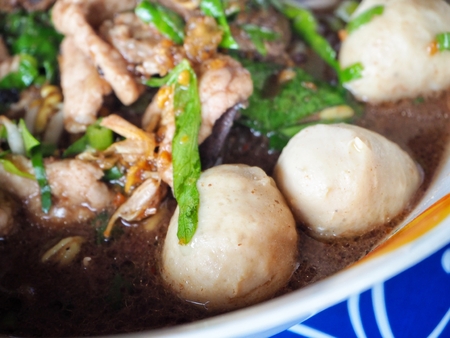 Vietnamese pho noodlesの写真素材