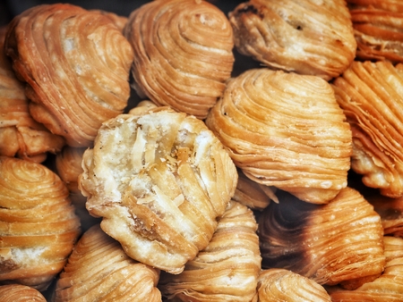 Curry puff indian foodの写真素材