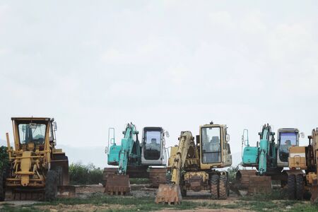 Backhoe loaderの写真素材