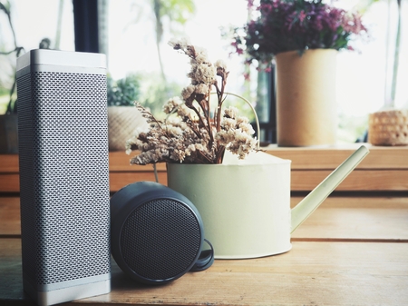 Bluetooth speakerの写真素材