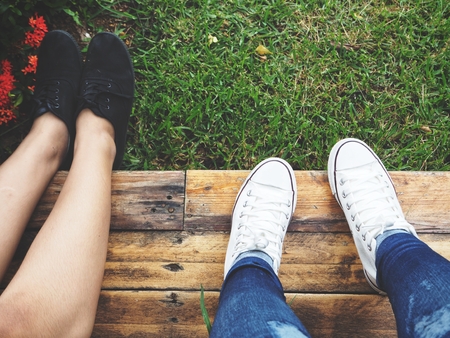 Friends shoesの写真素材