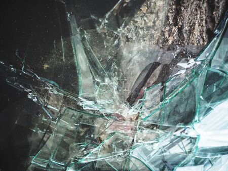 Broken glassの写真素材
