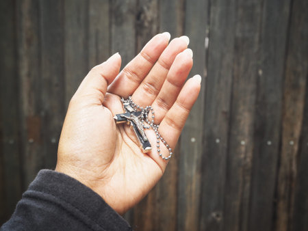 Cross on hand