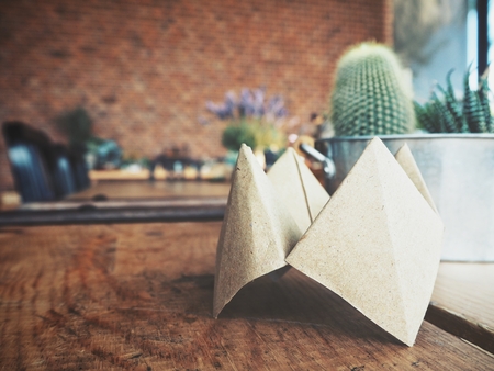 Paper fortune tellerの写真素材