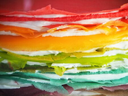 Crepe cakeの写真素材