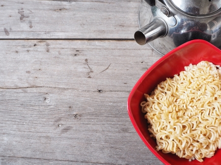 Instant noodlesの写真素材