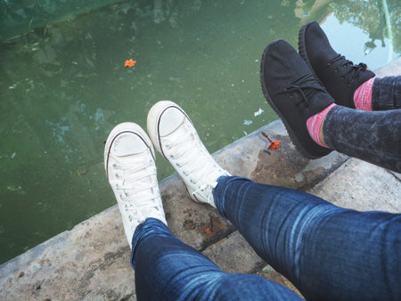 Friends shoesの写真素材