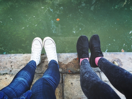 Friends shoesの写真素材