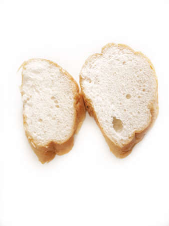 Bread slice isolatedの写真素材
