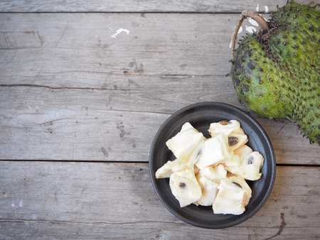 Soursop tropical fruitの写真素材