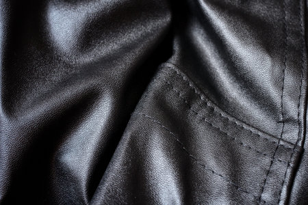 Black leather background