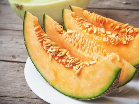 Melon Japanese fruitの写真素材