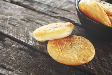 Hotteok pancake korean dessertの写真素材
