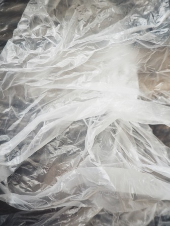 Plastic bag background or textureの写真素材