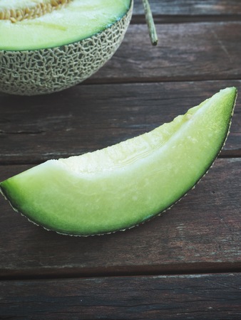 Cantaloupe melon Japanese fruitの写真素材