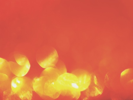 Bokeh of red vintage background or textureの写真素材