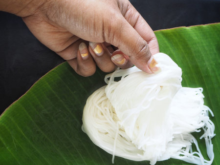 Idiyappam rice noodle Indian food
