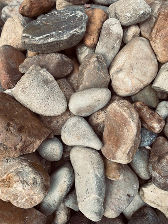 Brown stones texture or background