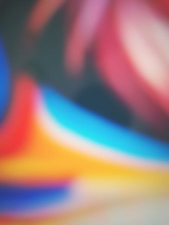 Blurred of colorful abstract background or textureの写真素材