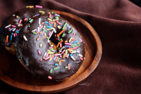 Chocolate donut baked bakery homemade