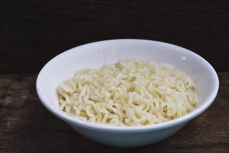 Instant noodles soup Chinese foodの写真素材