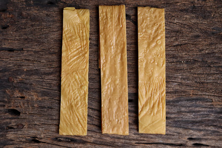 Soy bean curd sticks Chinese foodの写真素材