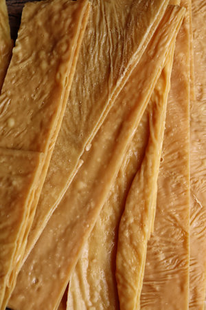 Soy bean curd sticks Chinese foodの写真素材