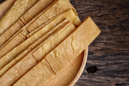 Soy bean curd sticks Chinese foodの写真素材
