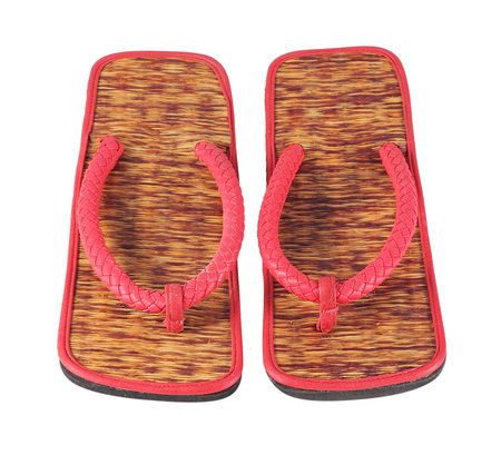 flip-flops on a white background