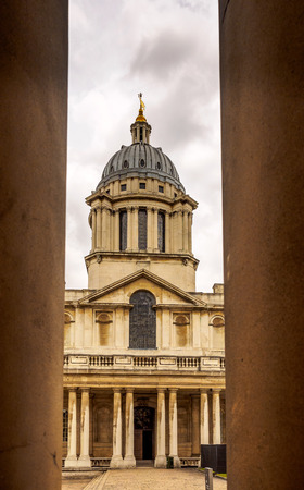 Royal Naval College Chapel, Greenwich, London, Englandのeditorial素材