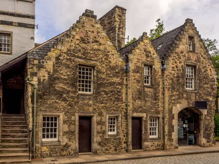 Historic Edinburgh around the Abbeyのeditorial素材