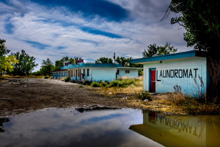 An abandoned motel in Crow Agency Montana - close to the Little Bighorn National Monument