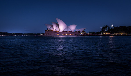 Sydney Opera House - dusk.のeditorial素材