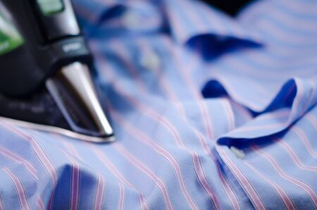 Iron steamの写真素材