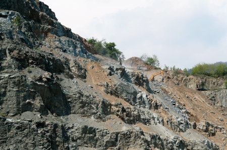 Open pit mineの写真素材