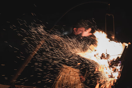 pelican fishing called Ukai in Gifu,Japan is a event more than 1300 years.Fished fish were...