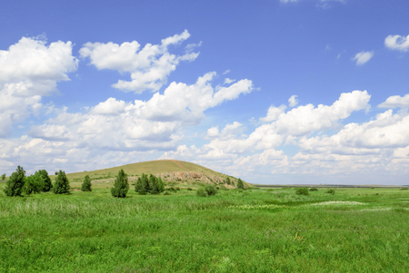 Summer, June countryside in Europe during the trip.の写真素材