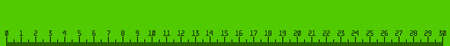 Banner for the site, plastic green glowing ruler with markings.の写真素材