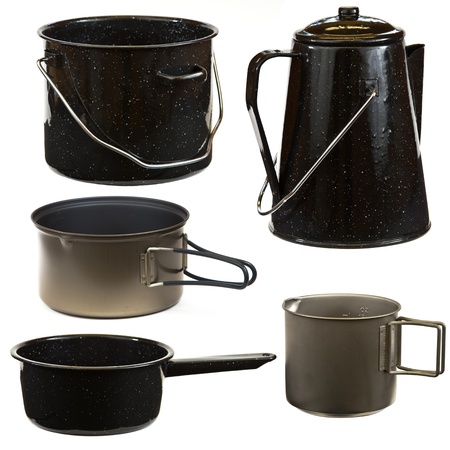 Set of cookware isolated on a white background  の写真素材