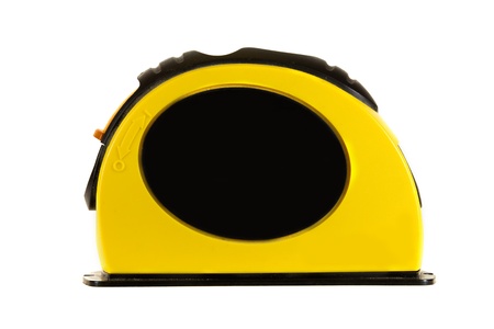 Laser level isolated on a white background の写真素材