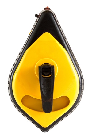 Plumb bob isolated on a white background の写真素材