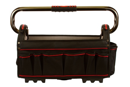 Tool box isolated on a white background の写真素材