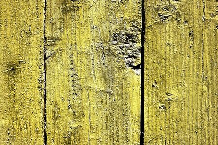 Painted wooden boards in yellow colours. Background.の写真素材