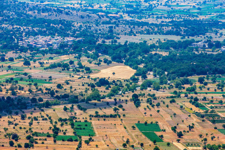 View of the Lassithi Plateau on the island of Crete, Greece